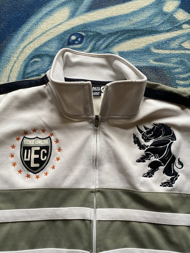 Vintage 90s Y2k Ecko Unltd Track Jacket Sz 2XL XXL JNCO Tapout MMA Quicksilver - Picture 2 of 8