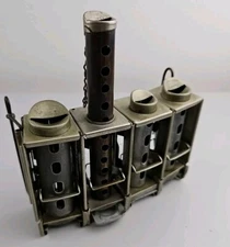 VINTAGE JOHNSON FARE BOX COMPANY 4-BARREL COIN CHANGE PAT. 1465409