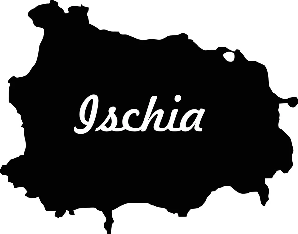 2x Auto Aufkleber " Ischia " Italien Insel 2x Vinyl Sticker! 11cm Decal - Bild 1 von 1