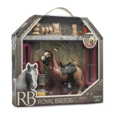 Royal Breeds Equestrian Playset Brown Quarter Horse Toy Barn NEW