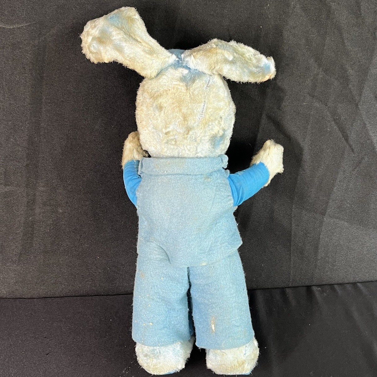Vtg Rushton type Gund Rubber Face Bunny Boy Rabbit Stuffed Plush