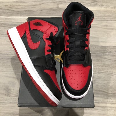 New In Box Air Jordan 1 Mid Banned Size 8 Men's 554724-074 | eBay