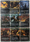 Isengard Destroyed Magic the Gathering Lord of the Rings MTG COMPLETE Scene Set