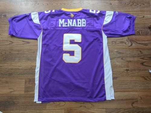 Reebok Minnesota Vikings Donovan McNabb #5 Stitched Football Jersey Size 56-3XL - Picture 4 of 4
