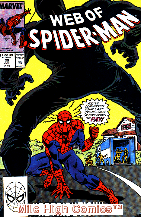 WEB OF SPIDER-MAN (1985 Series) (MARVEL) #39 Very Good Comics Book