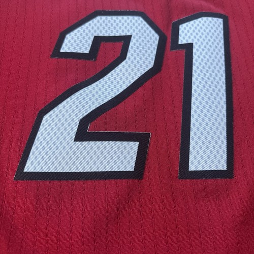 Hassan Whiteside NBA ADIDAS MIAMI HEAT CLIMACOOL SWINGMAN Jersey LG - Picture 4 of 10