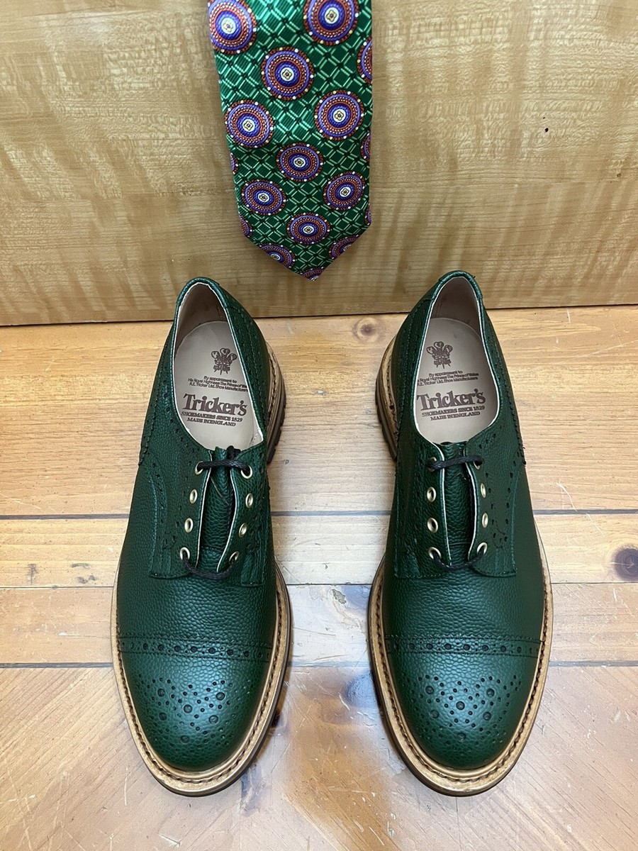 Made In UK - 11 US (10 UK) - Trickers - Cap Toe - Scotch Grain