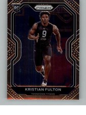 2020 Panini Prizm Kristian Fulton 397  RC  Tennessee Titans