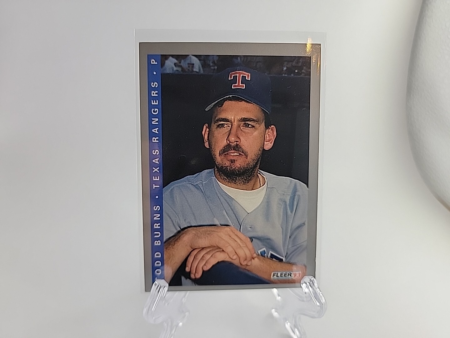 1993 Fleer - #318 Todd Burns Texas Rangers 
