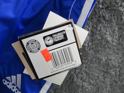 NWT Rare 90s Adidas TEAM Vintage Nylon Blue Track Pants Youth Medium - Picture 5 of 14