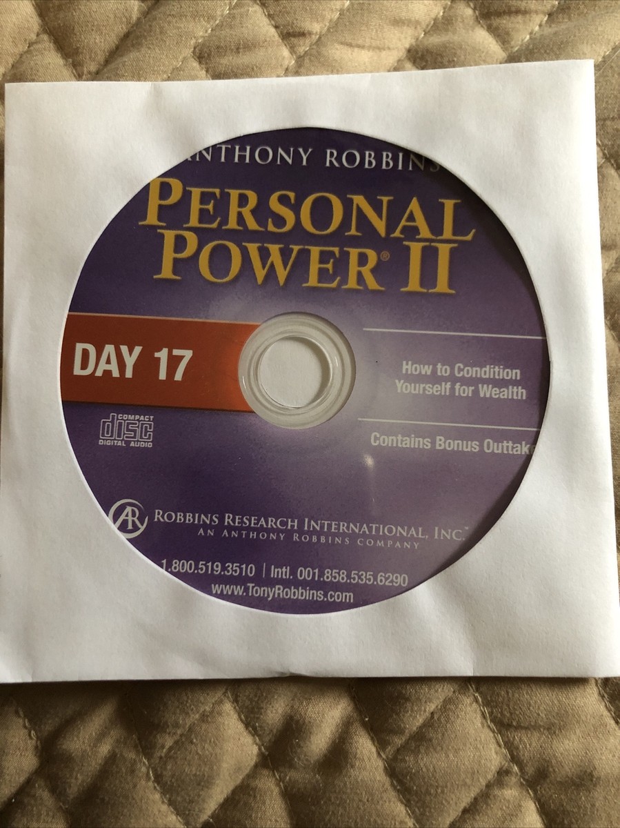 Anthony Robbins PERSONAL POWER II 30th Anniversary Edition Day 17