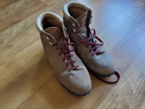 Vasque Herren 10 Bergschuhe Made in Italy Leder Vibram Sohle Rot Spitze - Bild 4 von 12