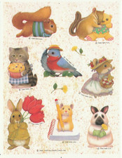 Vintage Ambassador Hallmark Stickers 1989 Exc Cond   Free Ship w/ min purchase