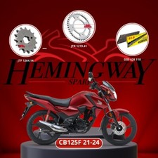 Honda CB125 F (CBF125MM) 2021 - 2024 DID Heavy Duty Chain and Sprockets Kit Set