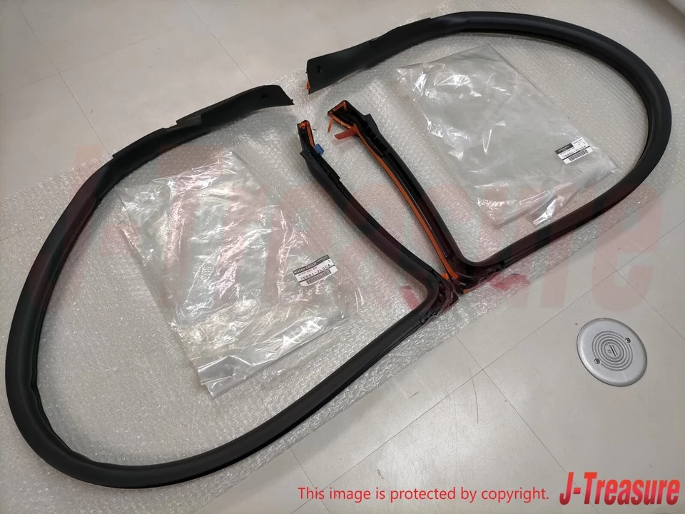 Juego de tiras climáticas laterales de carrocería originales Nissan Infiniti G37 2008-2013 diestro y derecho OEM Foto 4 de 4