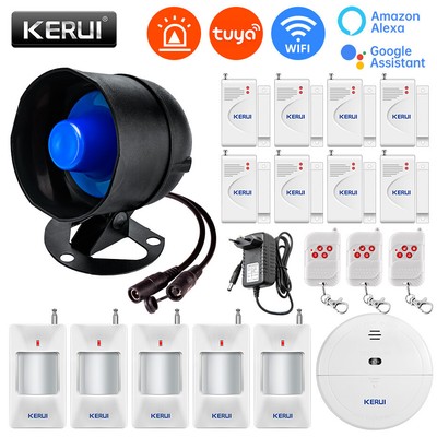 KERUI WiFi 110dB Burglar Alarm Security Alarm System for House Apartment Office
