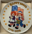 Raggedy Ann & Andy Schmid 1776-1976 Happy 200th Bicentennial Collector Plate