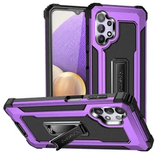 For Samsung Galaxy A32 5G Kickstand Shockproof Hybrid Dual Layer Armor Case