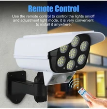 Solar LED Street Light Motion Sensor Remote Control Wall Flood Yard Outdoor Lamp
