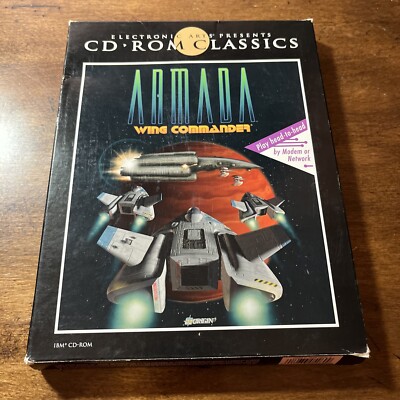 Wing Commander: Armada (CD-ROM Classics; PC) Slim Big Box. Rare Vintage CIB