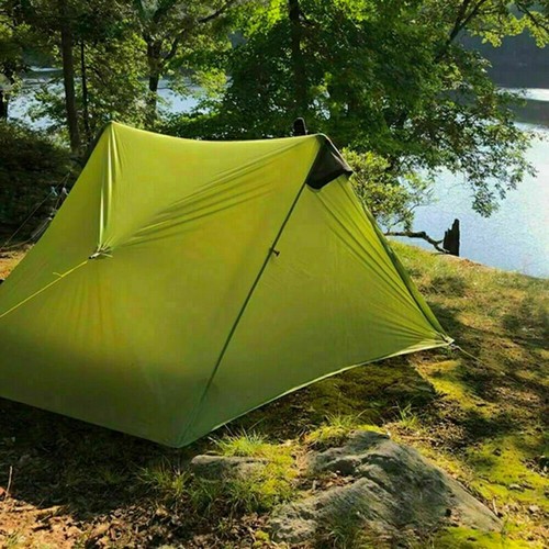 3F UL GEAR LanShan Waterproof 1/2 Pers. Ultralight Camping Tent Backpack Outdoor - Foto 5 di 39