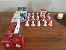 Sammlung Hutschenreuther  Porzellan Weihnachtsglocken  mit + ohne OVP 1990-2007