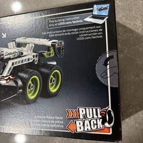 Lego 2016 Technic 42047 Pull Back Retro Friction Building Toy Set New Sealed ￼