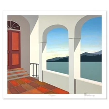 William Schlesinger (1915-2011), "Portico" Limited Edition Serigraph, Numbered a