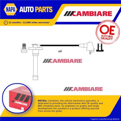 HT Leads Ignition Cables Set fits TOYOTA CELICA AT200 1.8 93 to 99 Cambiare New