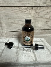 Organic Black Seed Oil 4oz - Cold Pressed Unrefined High Thymoquinone 1.5 10/28