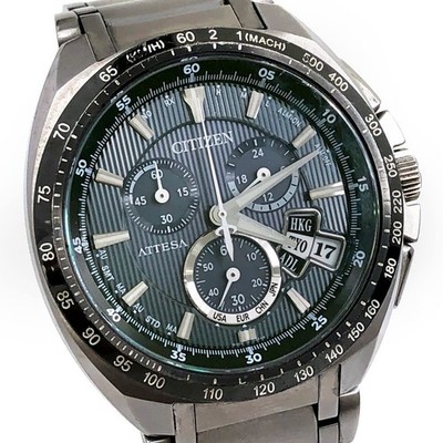 Citizen Attesa Eco-Drive Radio Solar Controlled Panel H610-T016782 Herrenuhr