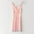 Vintage Talbots Pure Silk Pink & Yellow Patterned Dress Women’s Size 2