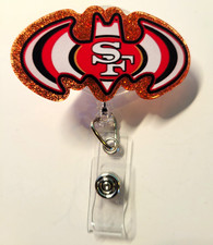 Batman San Francisco 49ers Retractable Badge Reel
