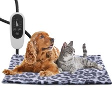 MET Certified Pet Heating Pad, 2025 New Upgrade Heated Cat Bed Indoor with Au...