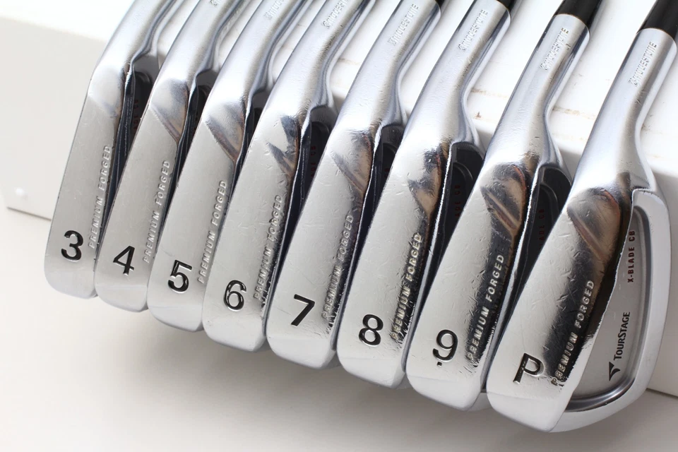 8Pcs BRIDGESTONE X-BLADE CB Iron set 3-4-5-6-7-8-9-PW Regular Flex NS PRO 950GH - Image 4 of 4