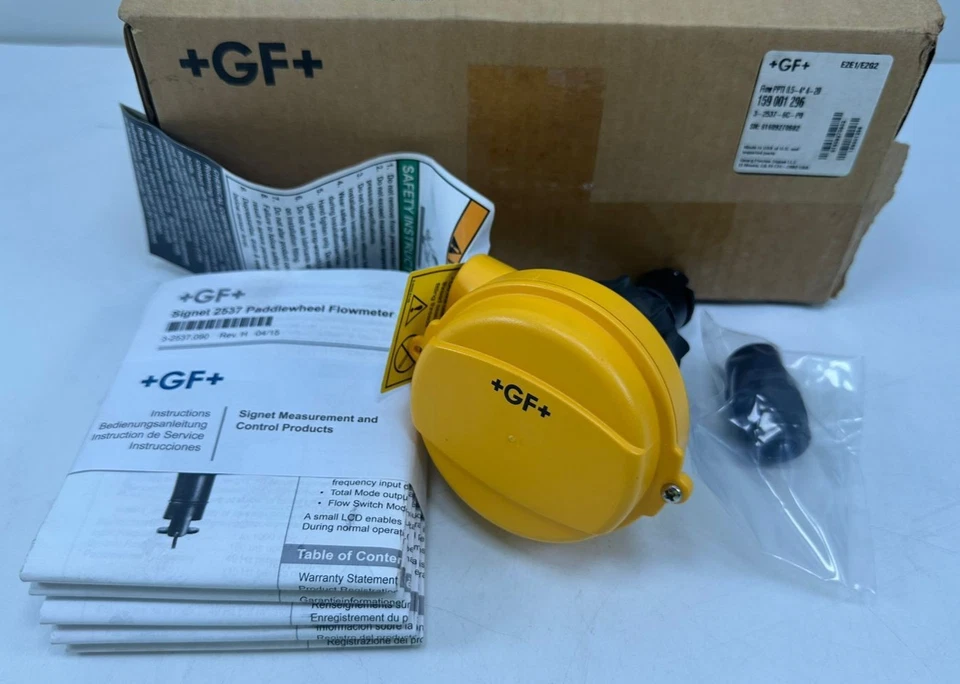 +GF+ Signet 3-2537-6C-P0 Paddlewheel Flow Sensor 159001296 - Image 2 of 4