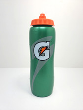 Gatorade 32 Oz Squeeze Water Sports Bottle Squirt Green BPA Free