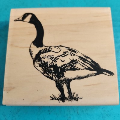Canadian Goose Large Rubber Stamp River City Rubber Works 1427-M Dated 1999 USA