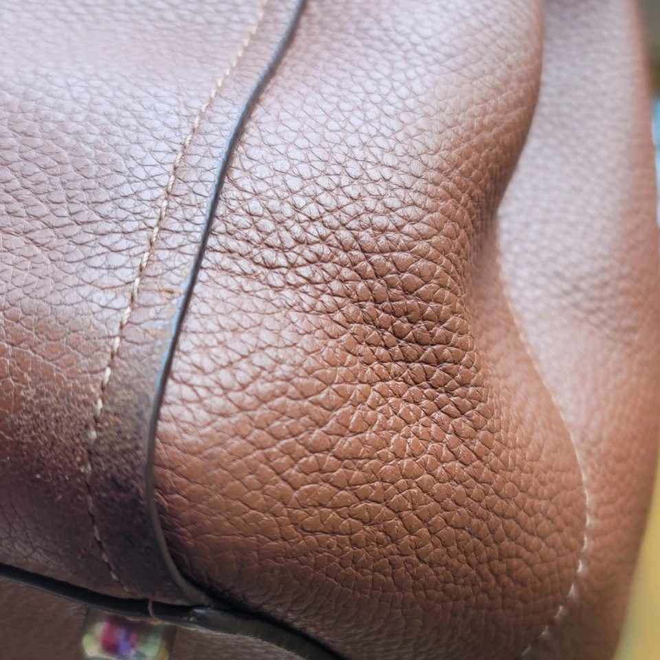 Bolso de mano COACH Swagger de cuero granulado 36514 SILLA DE MONTAR marrón (ver fotos) Foto 4 de 4