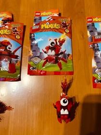 Lego Mixels 41530 + 41531 + 41532 Series 4, Fire Tribe, NW