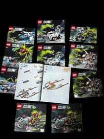LEGO Galaxy Squad Instruction Manual Lot &ndash; 70701&ndash;70708 Complete Set &ndash; Very Good 