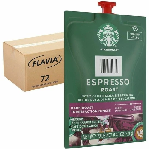 Starbucks Espresso Roast Roast, 72 Flavia Packs, Code 48708