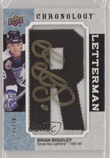2018-19 Chronology Letterman Letter Relics 15/20 Brian Bradley Patch Auto y8p