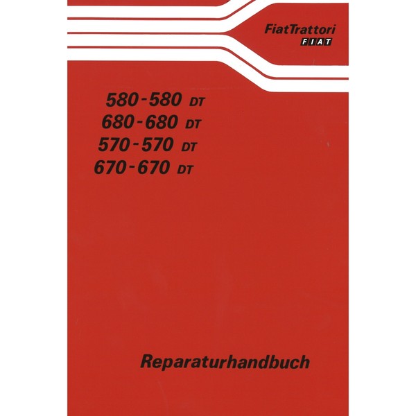 Fiat Trattori 580 680 570 670 DT Viertakt Reparaturanleitung Werkstattanleitung-image