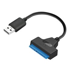 USB 2.0 To SATA Adapter Converter Cable 2.5 Inch External HDD SSD 22 Pin III