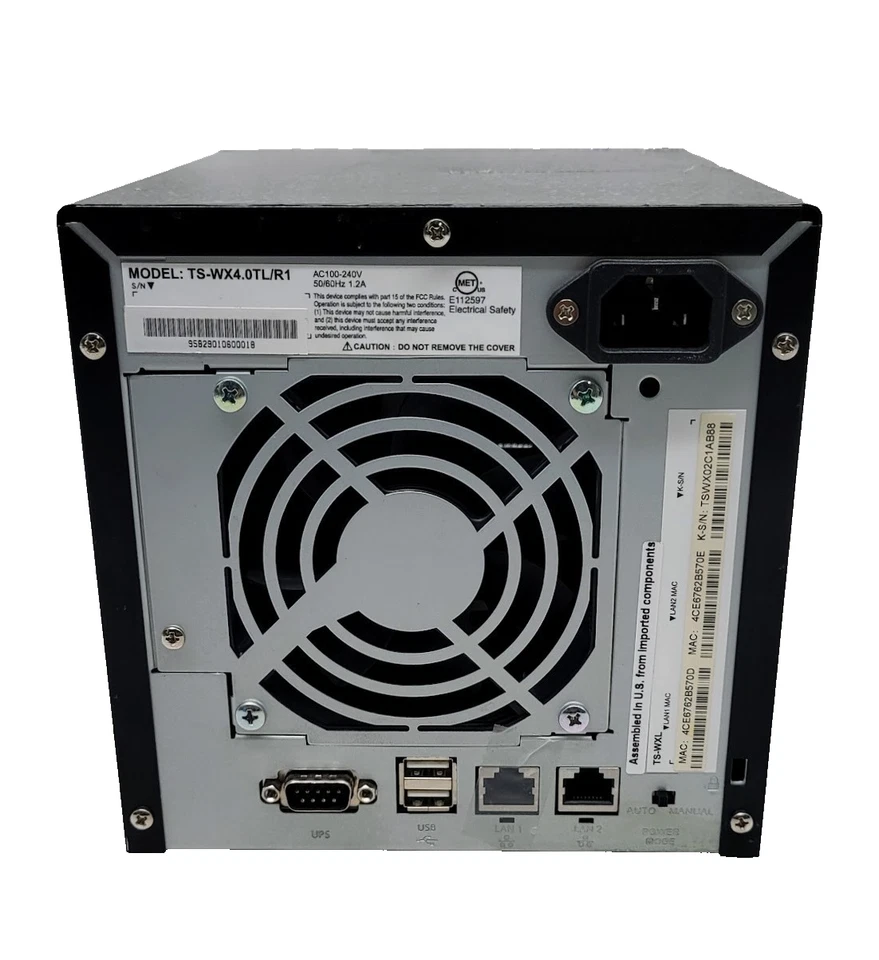 Buffalo TS-WX4.0TL/R1  NAS, RAID Support, SATA II Interface/no HDD - Image 3 of 4