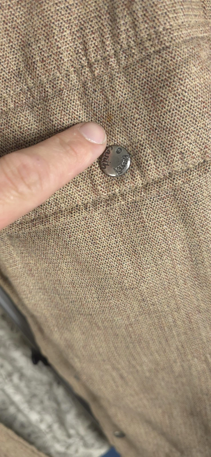 Vintage Planet Earth Hemp Blend Jacket Mens Medium Tan Utility Skate Gorpcore image 11