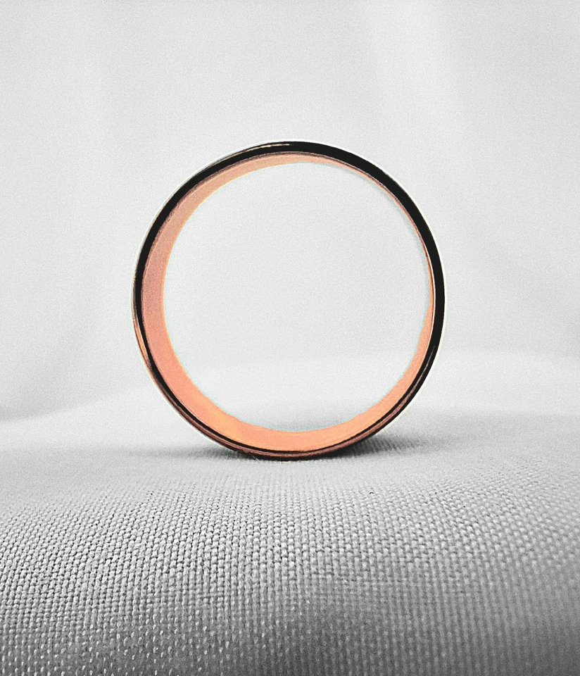 Anel de cura de cobre oxidado tamanhos 4-14 FRETE GRÁTIS - Imagem 2 de 3