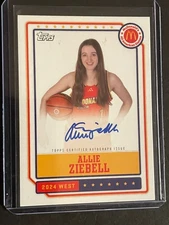 2024 Topps Chrome McDonalds Allie Ziebell Event Auto