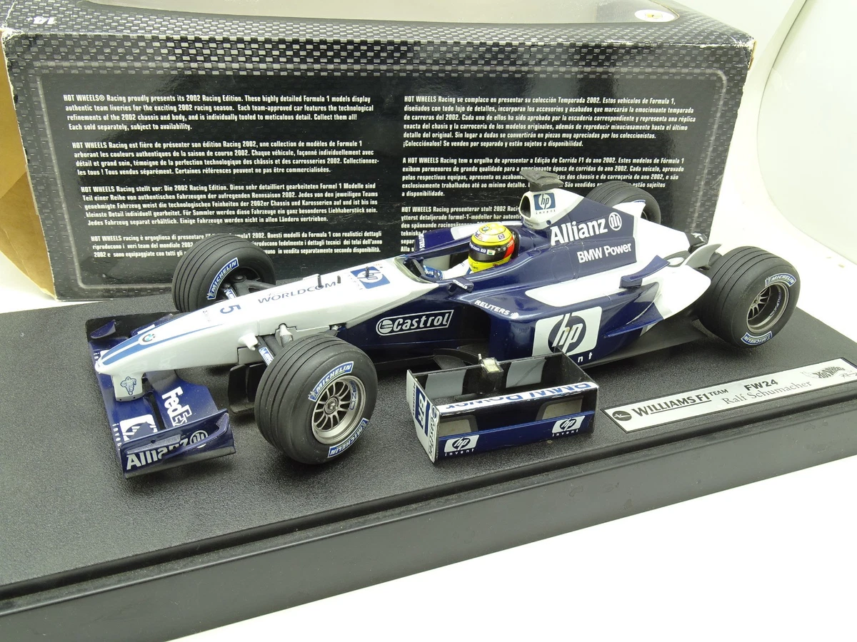 Литые модели автомобилей Формулы 1 Hot Wheels Williams масштаб 1
